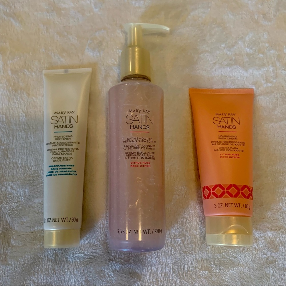 Mary Kay Citrus Rose Satin Hands Pampering Set